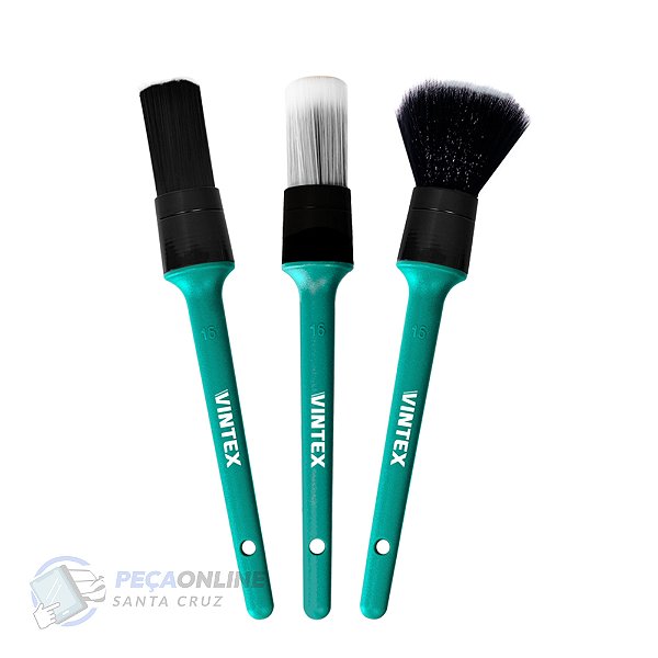 Kit Pincéis Detalhamento Vintex 3PÇS