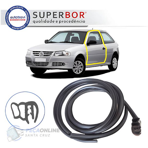 Borracha Porta Gol G2/G3/G4 95/11 4 portas Autotravi 40020