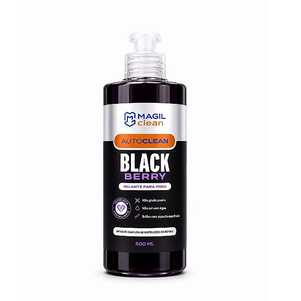 Black Berry Pretinho Selante de Pneus Magilclean 500ML