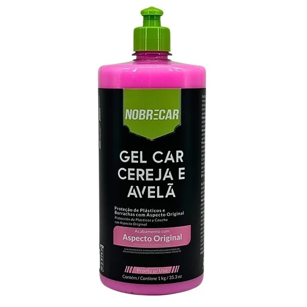 Gel Car Revitalizador de Plasticos Cereja e Avelã Nobrecar 1Kg