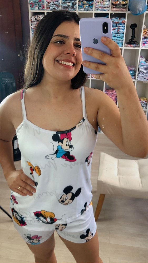 Pijama Sofia - Alcinha com Short - Mickey 09