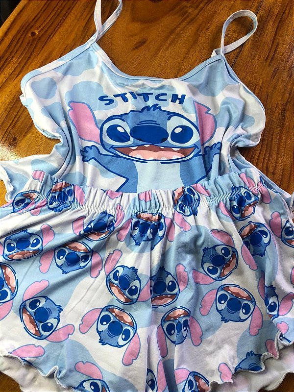 Pijama Ondinha Virgínia - Cropped com Short - Stitch 05