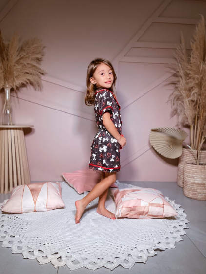 Pijama Americano Infantil - Manga Curta com Short - Snoopy 02