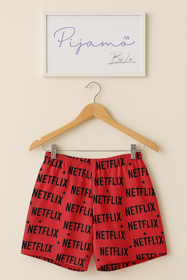 Pijama Samba - Short - Netflix 01 - PIJAMÔ