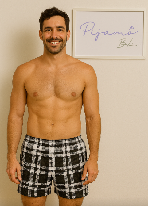 Pijama Samba - Short - Formas 02 - PIJAMÔ