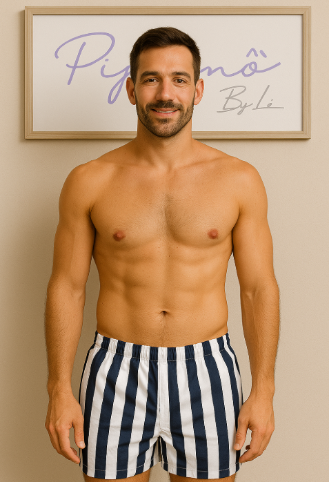 Pijama Samba - Short - Listrado 02 - PIJAMÔ