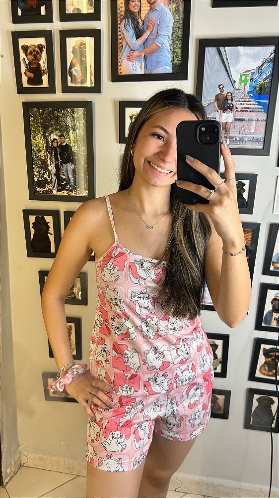 Pijama Sofia - Alcinha com Short - Marrie 02