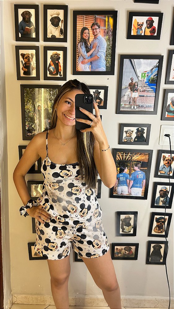 Pijama Sofia - Alcinha com Short - Mickey 10