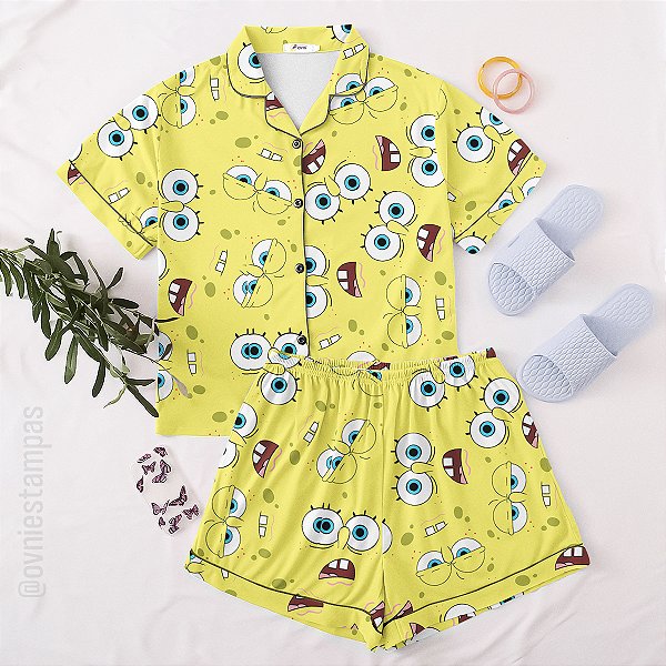 Pijama Americano - Manga Curta c/ Short - Bob 03