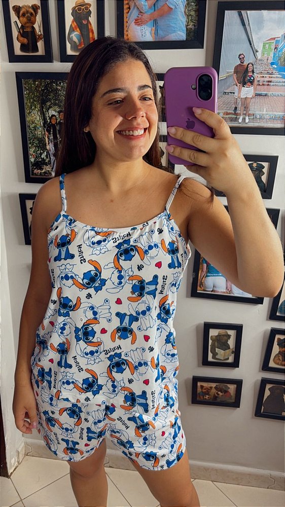 Pijama Sofia - Alcinha com Short - Personagem 18