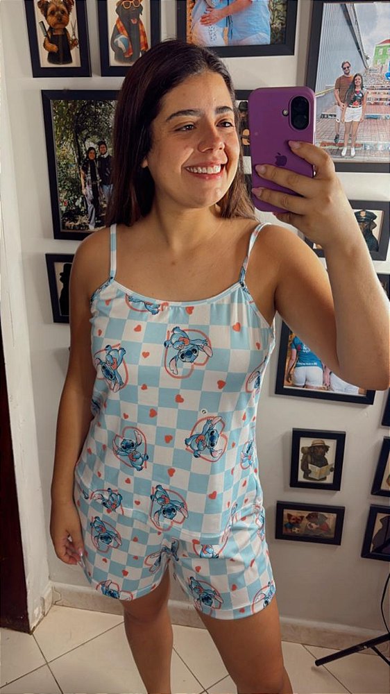 Pijama Sofia - Alcinha com Short - Personagem 20