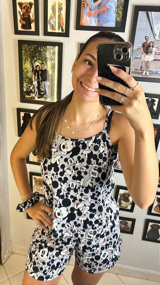 Pijama Sofia - Alcinha com Short - Mikey 20