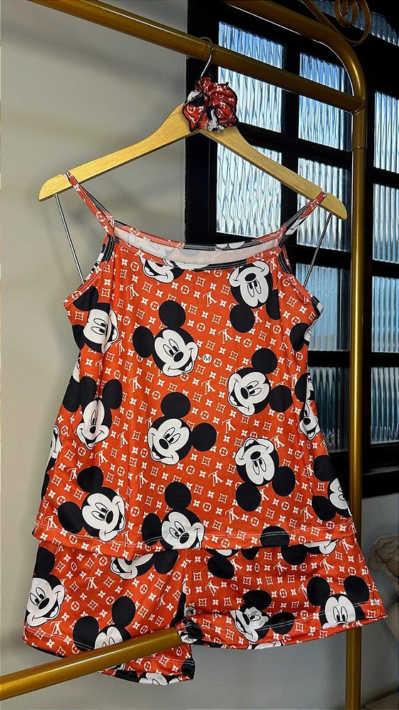 Pijama Sofia - Alcinha com Short - Mickey 12