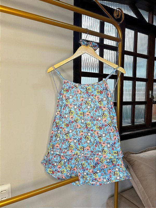 Pijama Sofia - Alcinha com Short - Bob 03