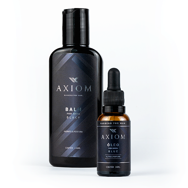 Kit AXIOM CLÁSSICO BLUE (BALM E ÓLEO)