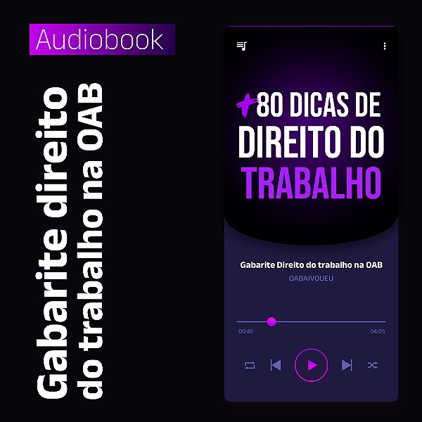 Audiobook Gabarite Direito do Trabalho na OAB