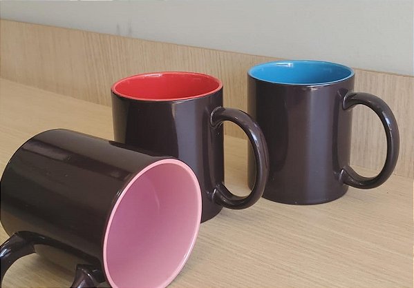 Caneca Mágica Interior Colorido