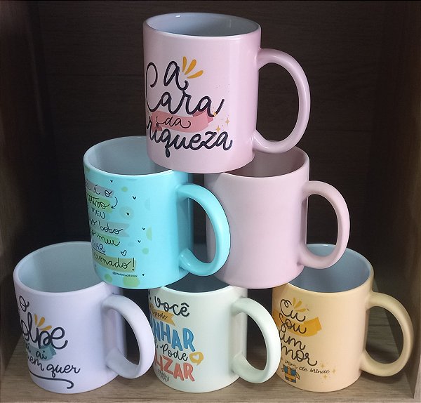 Caneca colorida Candy