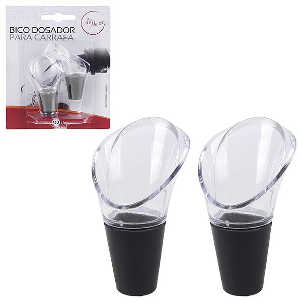 Bico Plast Para Garrafas 2pcs
