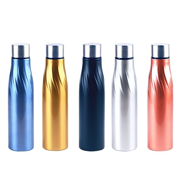 Garrafa Inox 1000ml Squeeze Água Gelada Caminhada Academia