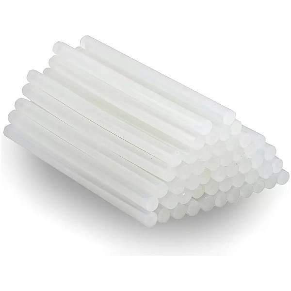 Bastão Refil Cola Quente Fina 1kg Transparente 7x30 Aprox 80