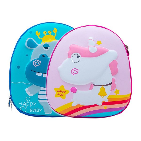 Mochila Infantil Escolar Menina Menino Pets Unicórnio Dinossauro