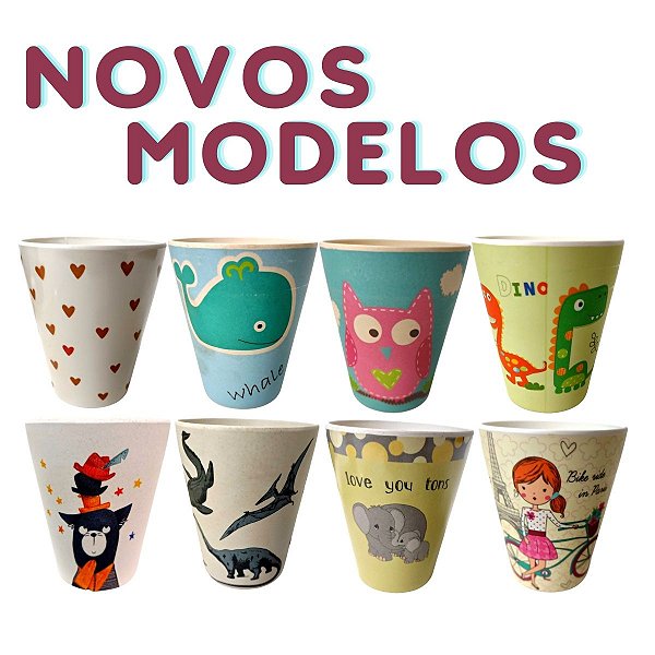 Copo De Bambu Sustentável Ecológico Infantil