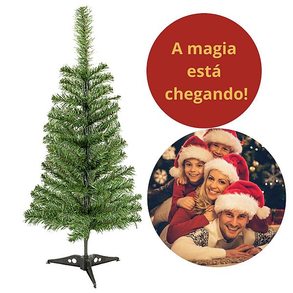 Árvore De Natal Pequena 60 Cm Decoração Escritório