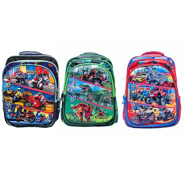 Mochila Infantil Meninos Escolar