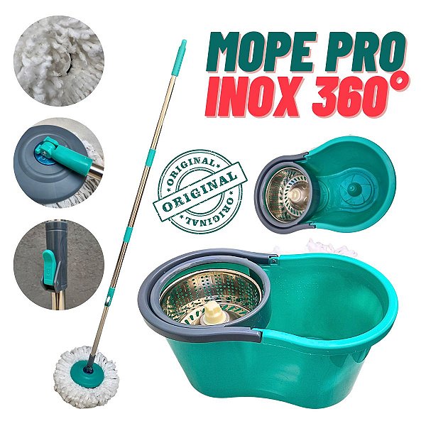 Mop Giratório Fit  8 Litros Boom Import