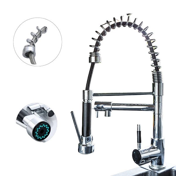 Torneira Para Cozinha Gourmet Misturador Monocomando Munim