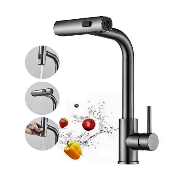 Torneira Para Cozinha Multifuncional 4 Modos