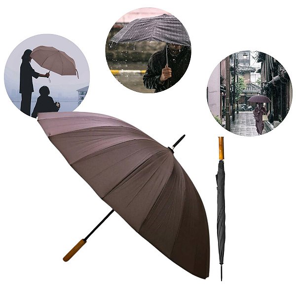Guarda Chuva Automatico Grande Reforçado