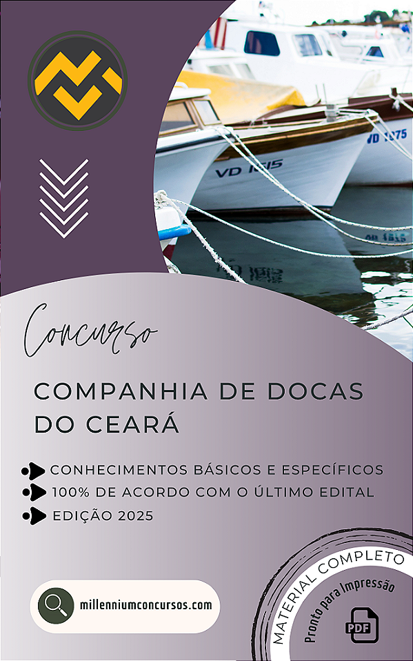 Apostila COMPANHIA DE DOCAS DO CEARÁ 2025 Engenheiro Mecânico