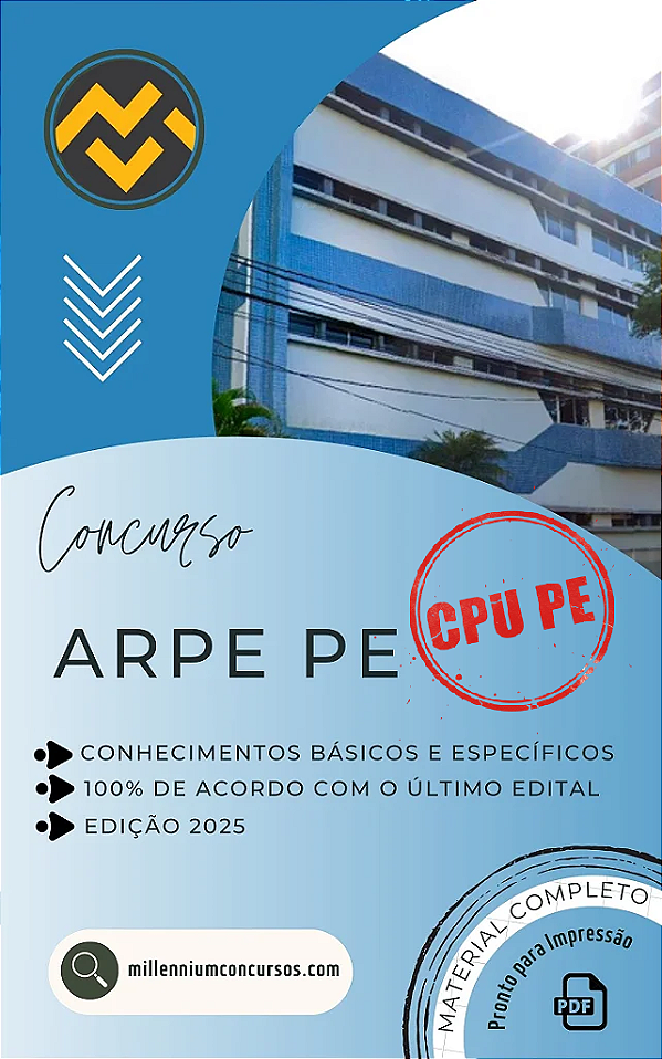 Apostila ARPE PE 2025 Engenharia Química (CPU PE)