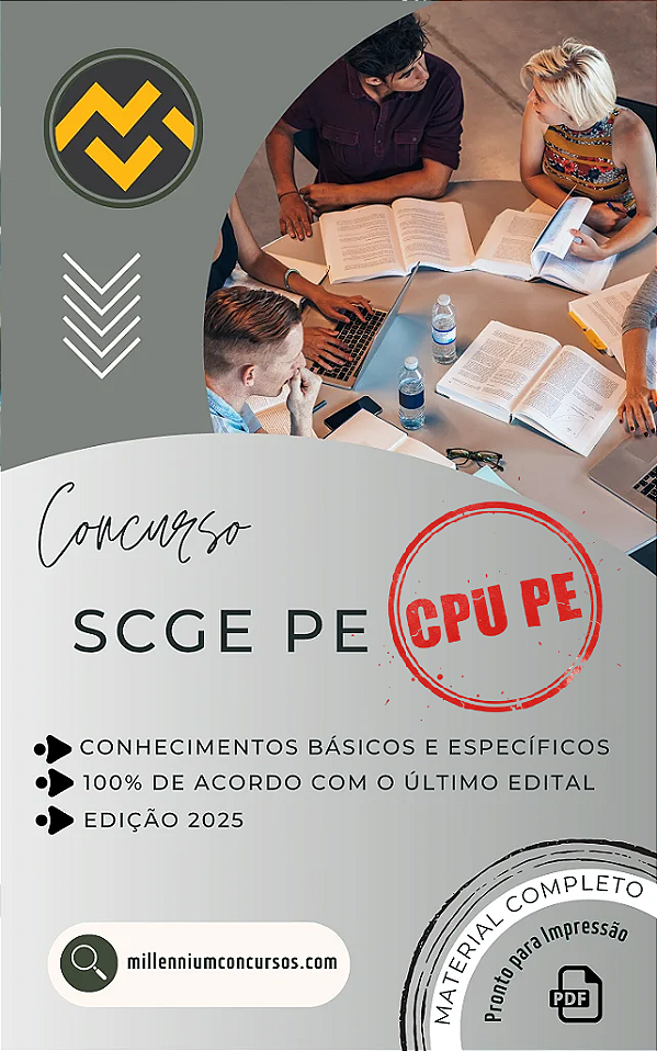 Apostila SCGE PE 2025 Gestor Finanças Públicas (CPU PE)