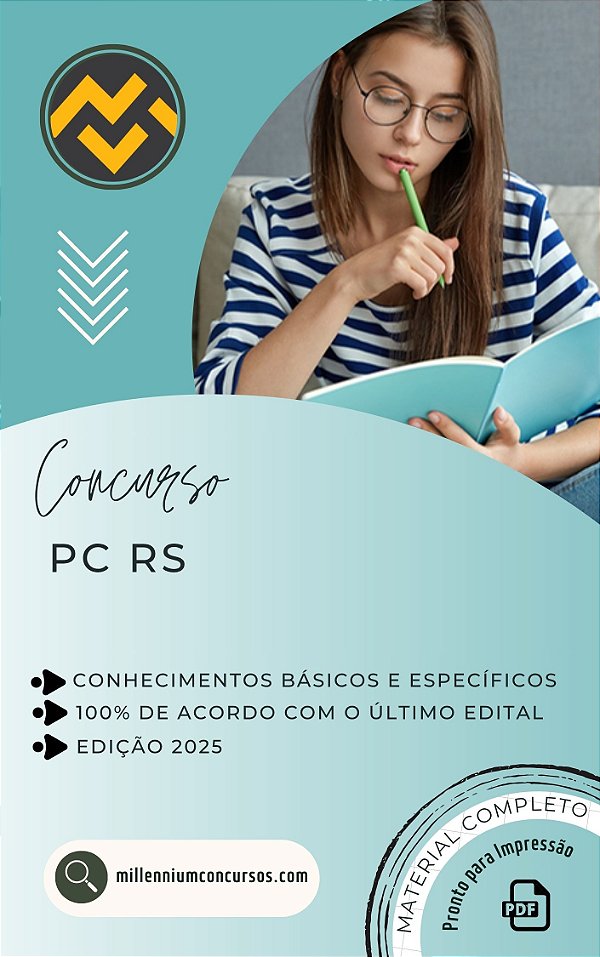 Apostila PC RS 2025 Escrivão de Polícia