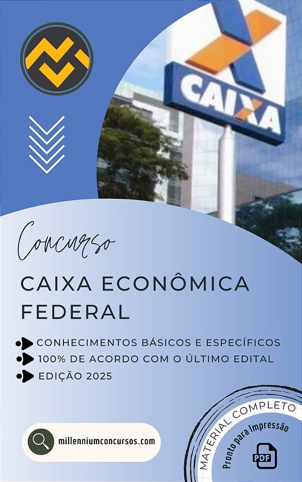 Apostila CAIXA ECONÔMICA FEDERAL 2025 Engenheiro Mecânico