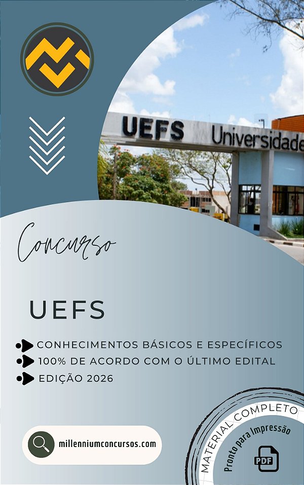 Apostila UEFS BA 2026 Analista Universitário Química