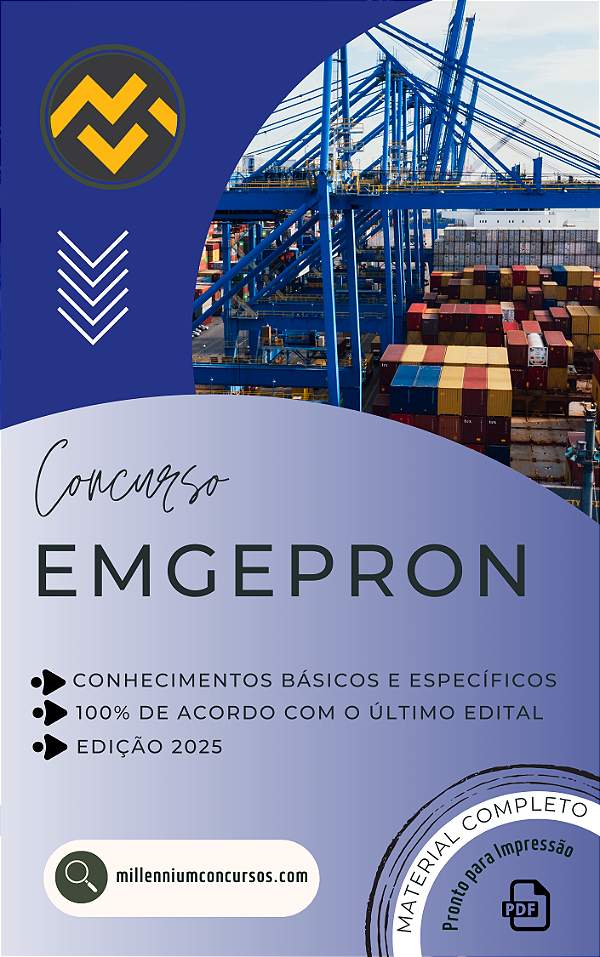 Apostila EMGEPRON 2026 Técnico em Eletrônica