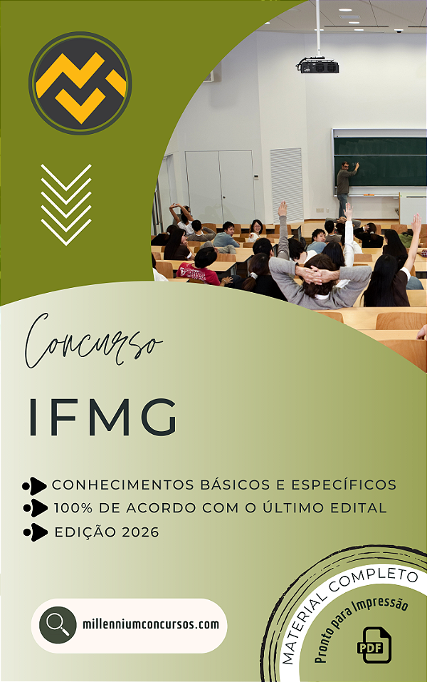 Apostila IFMG 2026 Técnico em Tecnologia da Informação