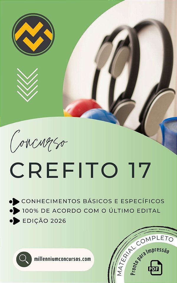Apostila CREFITO 17 2026 Analista Contábil