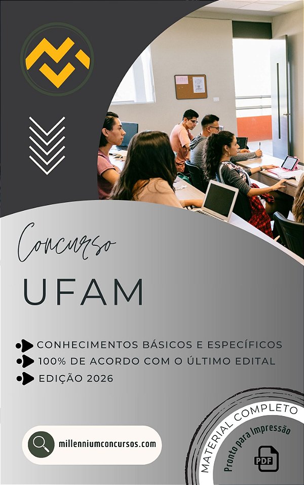 Apostila UFAM 2026 Técnico de Laboratório Farmacologia