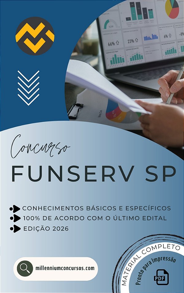 Apostila FUNSERV SP 2026 Economista