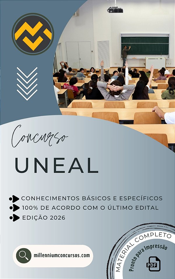 Apostila UNEAL 2026 Biblioteconomia