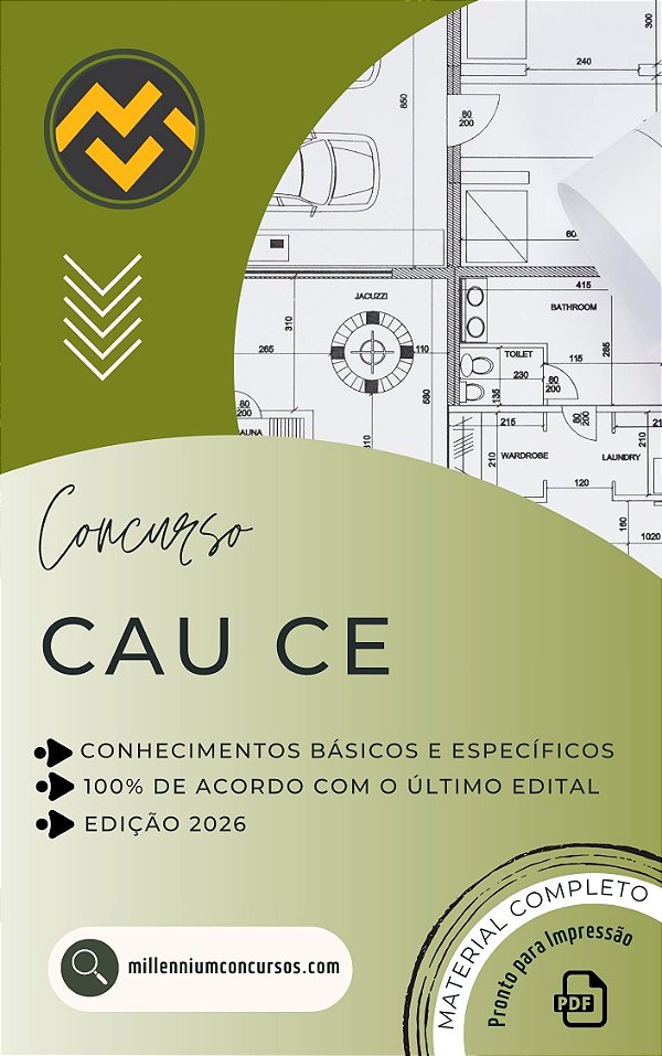 Apostila CAU CE 2026 Assistente Administrativo