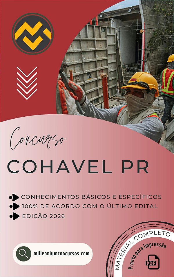 Apostila COHAVEL PR 2026 Auxiliar de Produção