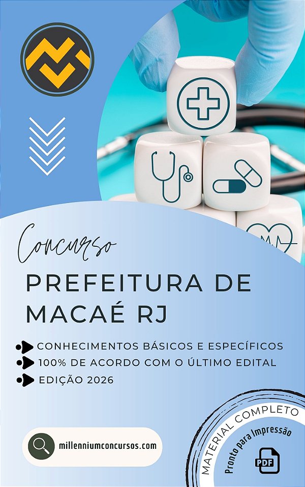 Apostila PREFEITURA DE MACAÉ RJ 2026 Enfermeiro do Trabalho