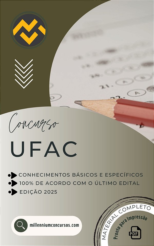 Apostila UFAC 2026 Assistente em Administração