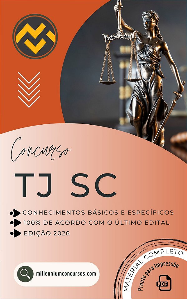 Apostila TJ SC 2026 Assistente Social